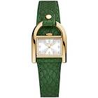 Fossil ES5267 Harwell Silver Dial Green Eco Leather Watch