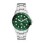 Fossil FS6033 Men's Blue (42mm) Green Dial Stainless Steel Watch