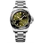 Longines L37904066 HydroConquest GMT (41mm) Sunray Green Watch