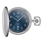 Tissot T8624101904200 Savonnette Quartz Blue Dial Pocket Watch