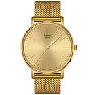 Tissot T1434103302100 Men's Everytime Gold Dial Gold Watch