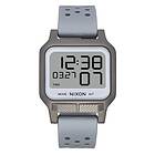 Nixon A1320-5106-00 Heat Gunmetal Positive Rubber Strap Watch