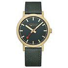 Mondaine A660.30360.60SBS Classic 40mm Green Dial Watch
