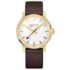 Mondaine MSE.40112.LGV Evo2 (40mm) Silver Dial Brown Vegan Watch