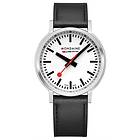 Mondaine MST.4101B.LBV.2SE Stop2Go (41mm) Classic White Dial Watch