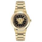 Versace VE3F00522 MEDUSA INFINITE (38mm) Black Dial Gold Watch