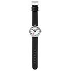 Mondaine A660.30360,16SBBV Classic (40mm) White Dial Black Watch