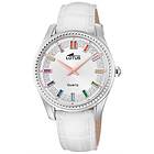 Lotus L18899/1 Women's Bliss (38mm) Silver Dial White Watch