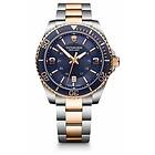 Victorinox 241950 Maverick Two-Tone Blue and Rose-Gold Watch