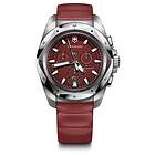 Victorinox 241986 I.N.O.X. Chrono (43mm) Red Dial Red Watch