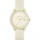 Lacoste 2001288 Women's 12.12 White Dial White Silicone Watch