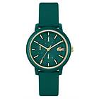 Lacoste 2001329 12,12 (38mm) Green Dial Green Silicone Watch