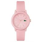 Lacoste 2001213 12,12 Pink Dial Pink Resin Strap Watch