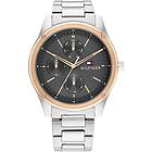 Tommy Hilfiger 1710541 Men's Black Dial Stainless Steel Watch