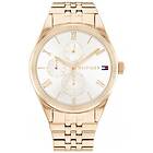 Tommy Hilfiger 1782593 Women's Silver Dial Rose Gold Watch