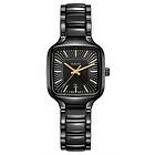 RADO R27080172 True Square Women's Quartz Black Dial Watch