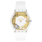 Swatch SS08K106-S14 COEUR DORADO Woman's Skeleton Dial Watch