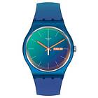 Swatch SO29N708 Fade To Teal Teal Dial Green Blue Watch