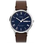Timex TW2W14900 Men's Waterbury (40mm) Blue Dial Brown Watch