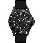 Timex TW2U99900 Navi XL Automatic 41mm Gunmetal Case Black Watch