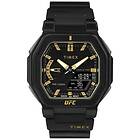 Timex x UFC TW2V55300 Colossus Black Dial Black Resin Watch