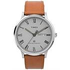 Timex TW2V73600 Men's Waterbury (40mm) Grey Dial Tan Watch