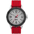 Timex x UFC TW2V58200 Gamer Silver Dial Red Silicone Watch