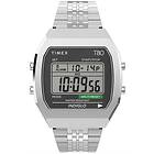 Timex TW2V74200 T80 Digital Display Stainless Steel Bracelet Watch