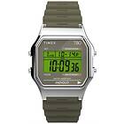 Timex TW2V41100 80 Green Digital Display Green Resin Strap Watch