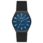 Skagen SKW6837 Men's Grenen Solar Blue Dial Black Steel Watch