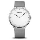 Bering 18440-004 Women's Ultra Slim White Dial Stainless Watch