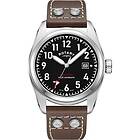 Rotary GS05470/19 Commando Black Dial Brown Leather Watch