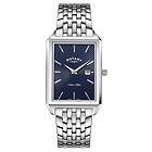 Rotary GB08020/05 Men's Ultra Slim Square Dial Fine Link Watch