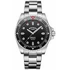 Rotary GB05136/04 Men's Henley Automatic Black Dial Watch