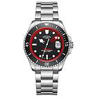 Rotary GB05430/81 Henley Seamatic Black and Red Dial Watch