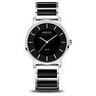 Bering 19535-742 Women's Solar (35mm) Black Dial Stainless Watch