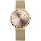 Bering 18434-336 Women's Ultra Slim (34mm) Rose Gold Dial Watch