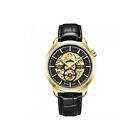 Rotary GS02948/04 Greenwich Gold and Black Skeleton Dial Watch