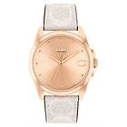 Coach 14504113 Women's Greyson Gold Dial Beige Leather Watch