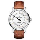 MeisterSinger BM1101G Perigraph (38mm) White Dial Brown Watch
