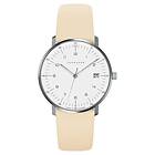 Junghans 47/4252.02 Max Bill Damen Cream Calf-Skin Strap Watch