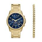 Armani Exchange AX7151SET Men's Gift Set (44mm) Blue Dial Watch