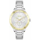 Hugo 1540090 #FRIEND Stainless Steel Bracelet Silver Watch