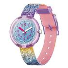 Flik Flak FPNP128 SHINE IN RAINBOW Blue Dial Rainbow Watch