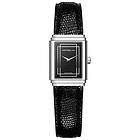 Herbelin 17577AP04N Art Deco Empire Acier Black Leather Watch