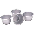 Kitchen Craft Aluminiumformar 4-pack Anodiserade 7,5 cm