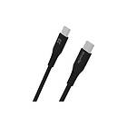 XtremeMac Flexi USB typ C-kabel 24 pin USB-C till 24 pin USB-C 1.5 m