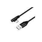 LogiLink CU0138 USB-kabel 1 m USB 2.0 USB A USB C Sort