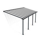 Canopia by Palram Altantak Olympia OLYMPIA PATIO COVER 3X7.30 GREY CLEAR 704353