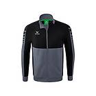 Erima Six Wings Worker Full Zip Sweatshirt Grå S Man